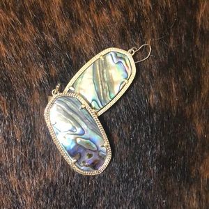 Kendra Scott Earrings Abalone shell.